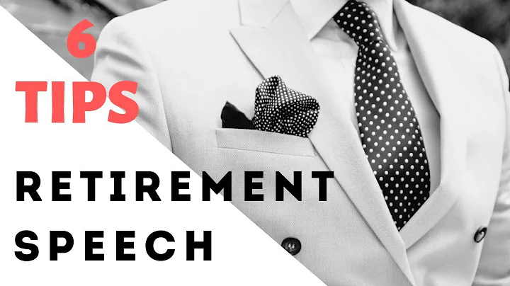 6 Tips For Giving An Awesome Retirement Speech