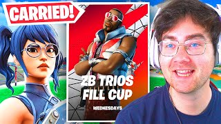 I Carried RANDOMS in the TRIOS FILL CUP... (FULL Tournament Fortnite Competitive)