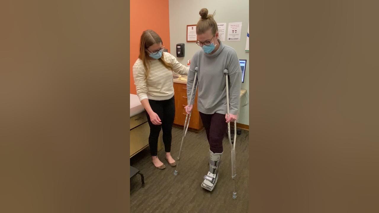 How to Adjust and Use Crutches YouTube