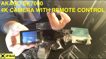 Akaso EK7000 4K Action Camera Unboxing With Test Footage Video