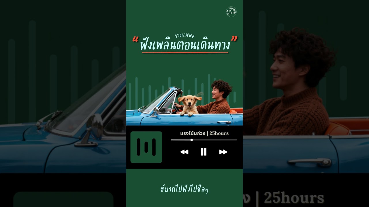 รวมเพลงฟังเพลิน ตอนเดินทาง | ขับรถไป ฟังไปชิลๆ
