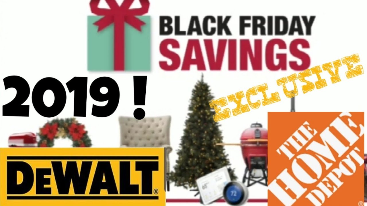 🔴 EXCLUSIVE 🔴 DeWALT BLACK FRIDAY DEALS AT HOME DEPOT 🔴💥 YouTube