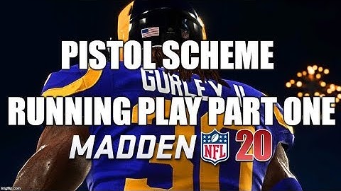 Madden 20 Glitches Cheats and Tips - Pistol Scheme - Running Play - Part One