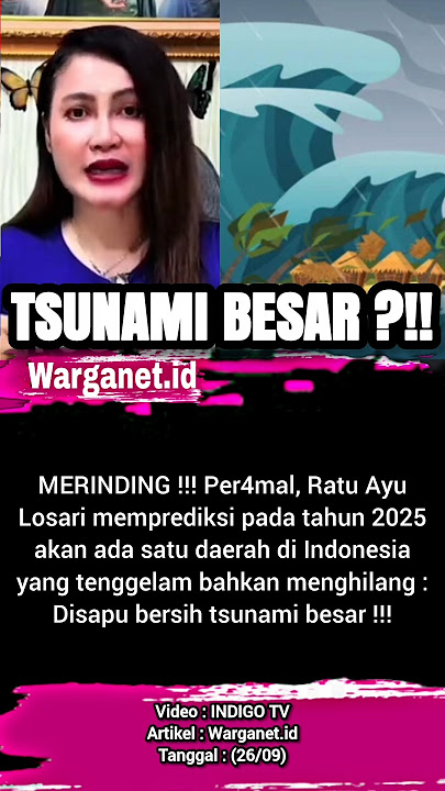A major tsunami in Indonesia? 09/26 #tsunami #disaster #volcaniceruption #naturaldisaster #indonesia