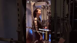 グラビアアイドル 橋本萌花 ジム トレーニング動画 ＃shorts