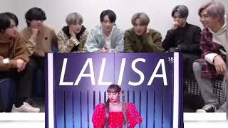 BTS Reaction LISA -'LALISA' Debut Stage Inkigayo