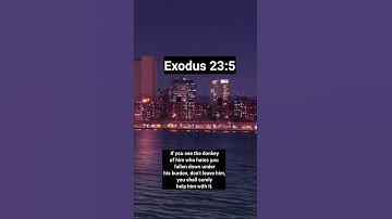 Exodus 23:5||bible verses||#shorts #bible