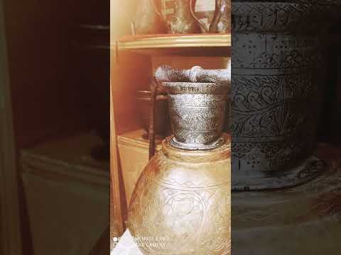 هاون نجر جرن نحاسي قديم متوفر نحاسيات وأنتيك قديم للبيع في دمشق التواصل على الرقم ٠٠٩٦٣٩٨٨٠٨٣٩٥٣
