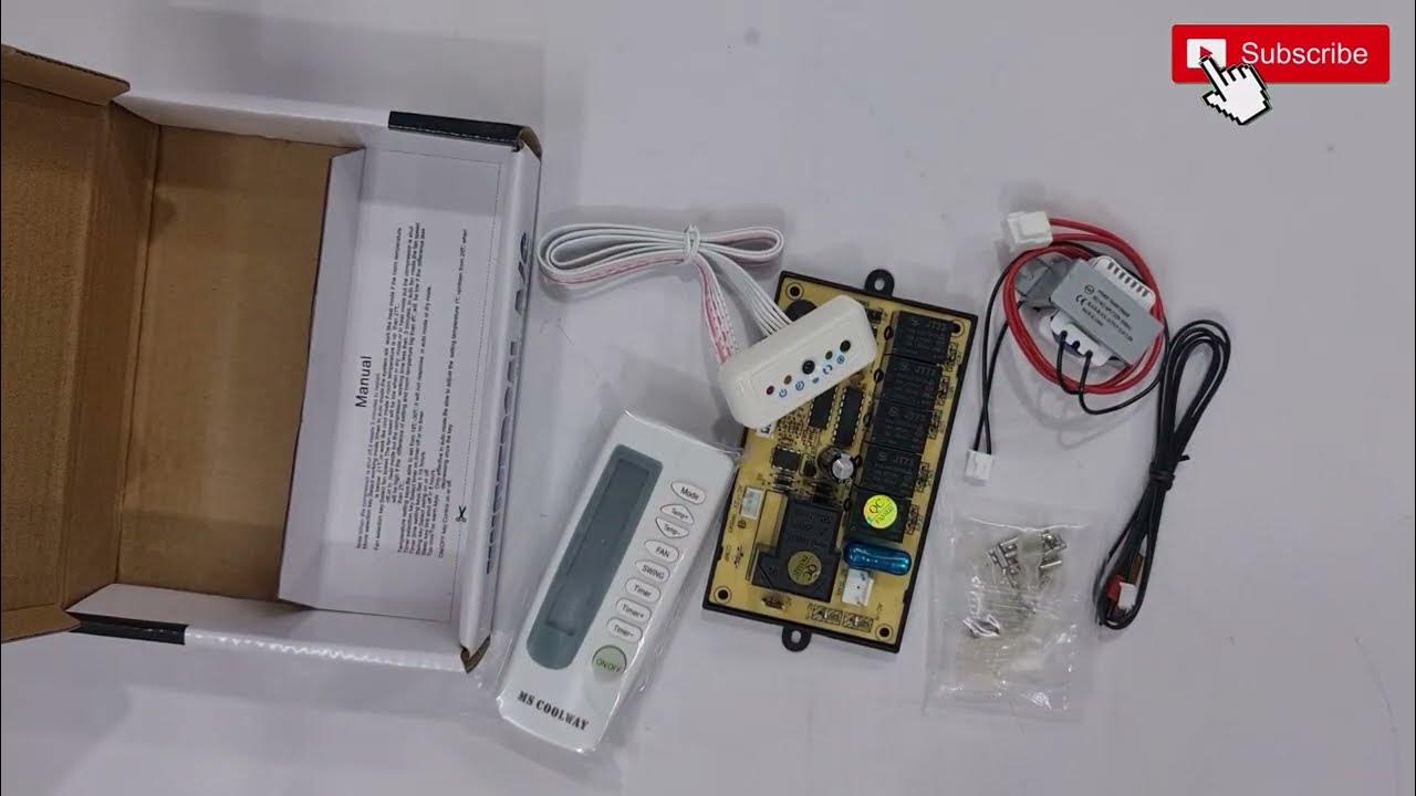 Universal Air conditioner control system QDU03C+ YouTube
