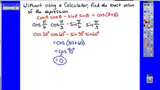 Lesson 5 3 Sum and Difference Identity for Cosine