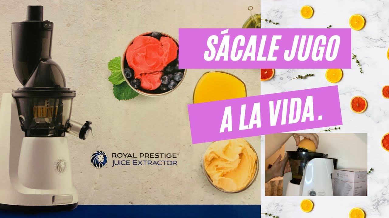 EXTRACTOR DE JUGOS ROYAL PRESTIGE 🥤🥭🍊 👍 - YouTube