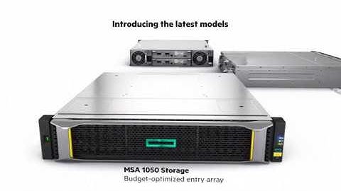HPE MSA 2052 SAN Storage