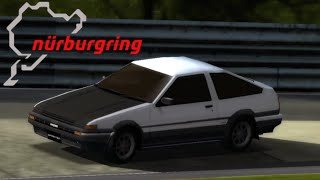 AE86 on the Nürburgring | Trying to do it under 8 minutes