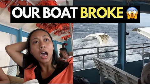 Our BOAT BROKE in the MIDDLE of the OCEAN!!! Dinag...