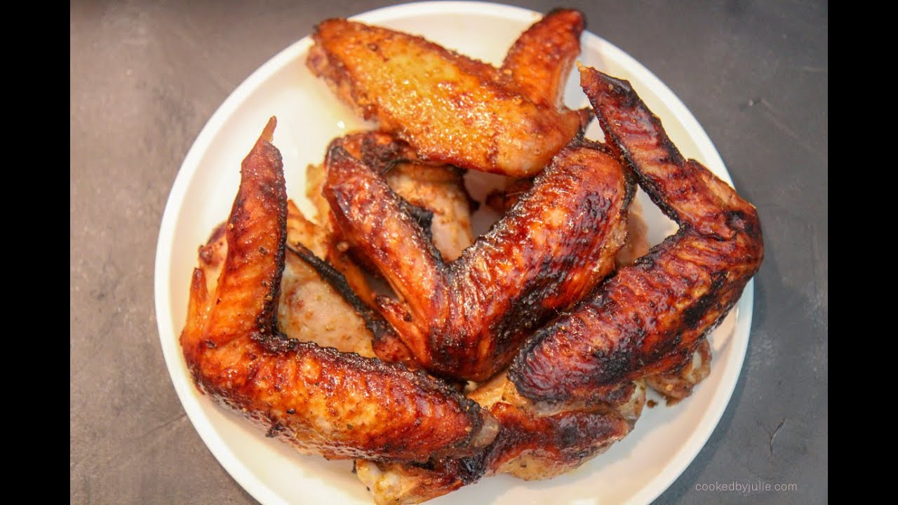 Honey Baked Turkey Wings Cooked by Julie - (video)