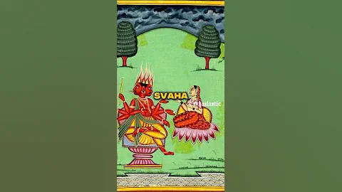 Why do we say SWAHA in every Yajna?🔥#shorts