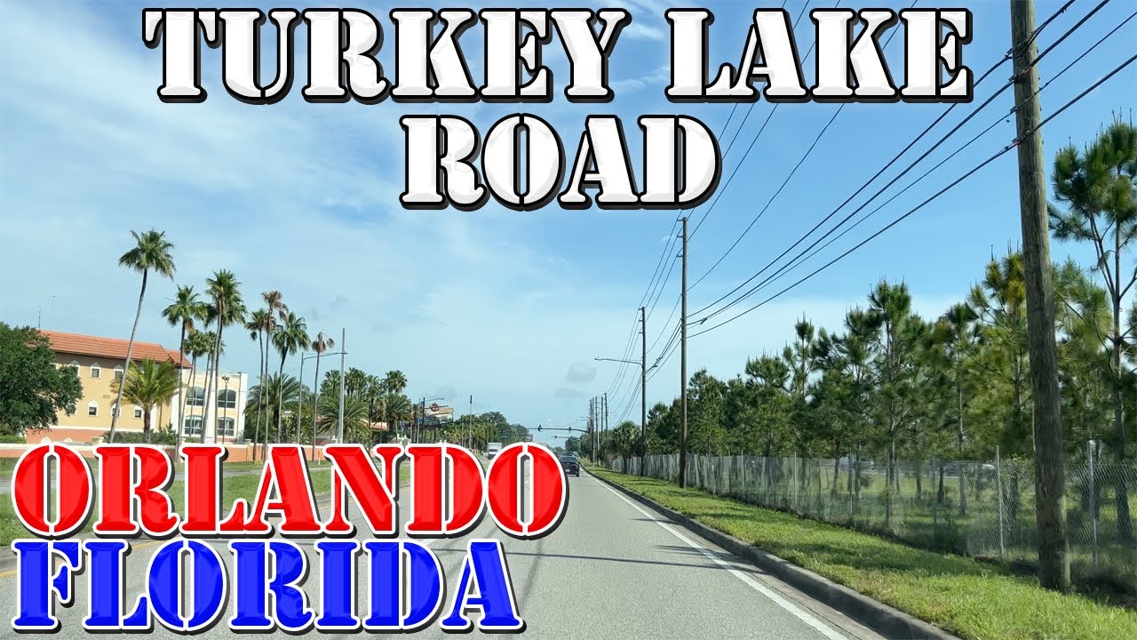 Turkey Lake Road Orlando Florida 4K Street Drive YouTube