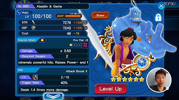 KHUx F2P - Aladdin & Genie EXTRA ATTACK Trait