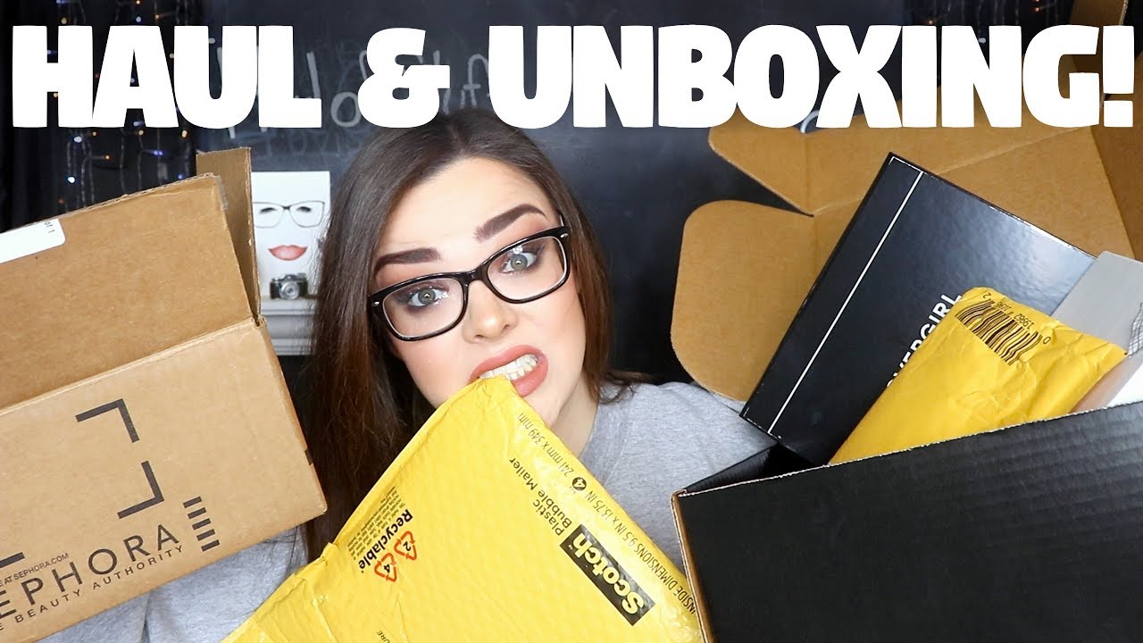 HAUL & UNBOXING! MAKEUP, BEAUTY, PR, MAIL & OTHER RANDOM STUFF!