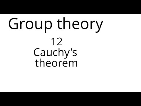 Group theory 12: