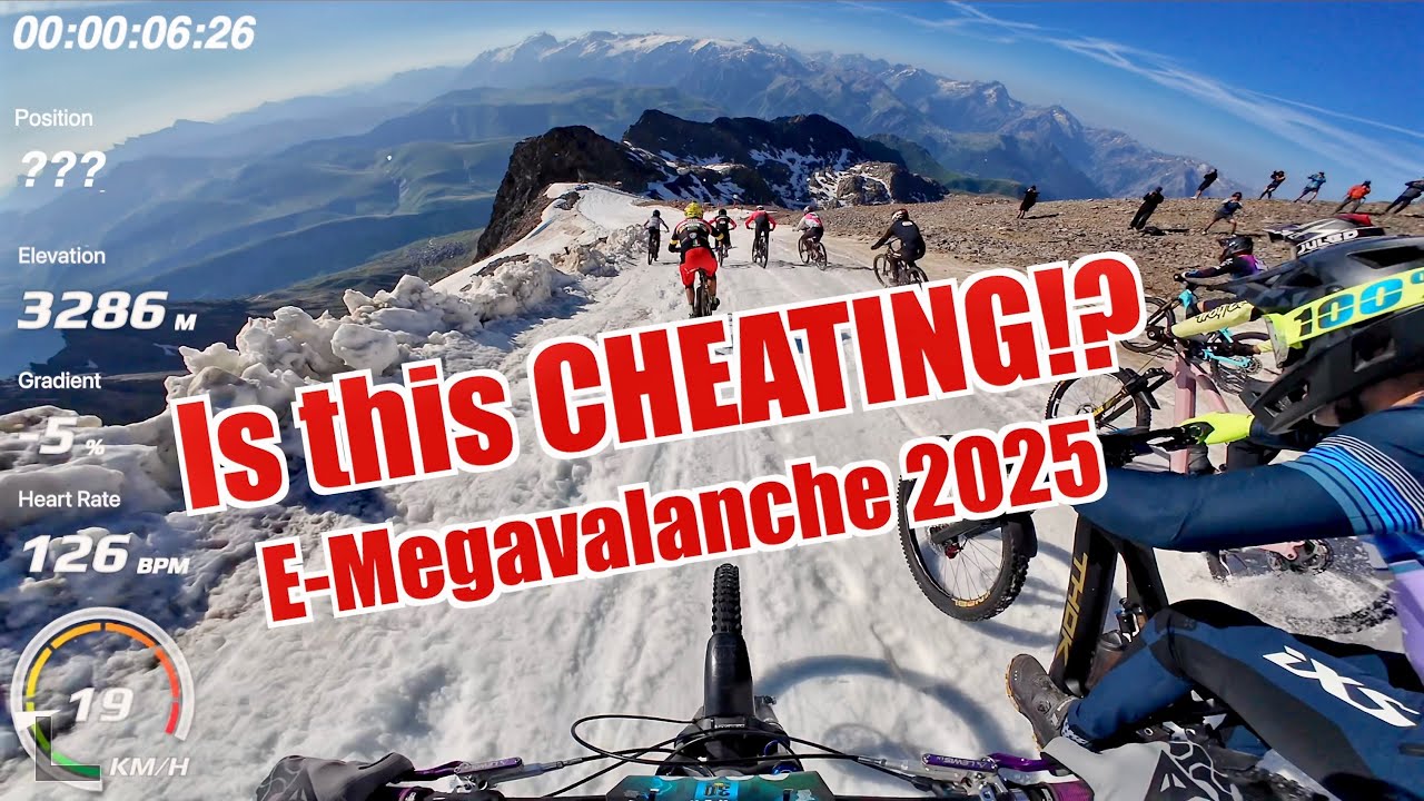Battle to stay Ahead - E Megavalanche 2025