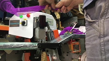 easyPAK net clipping machine with wineglass applicator