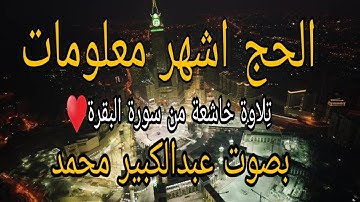 الحج اشهر معلومات |  تِلاوة خاشعة من سورة البقرة♥ | بصوت عبدالكبير محمد