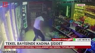 Tekel Bayi̇si̇nde Kadina Şi̇ddet