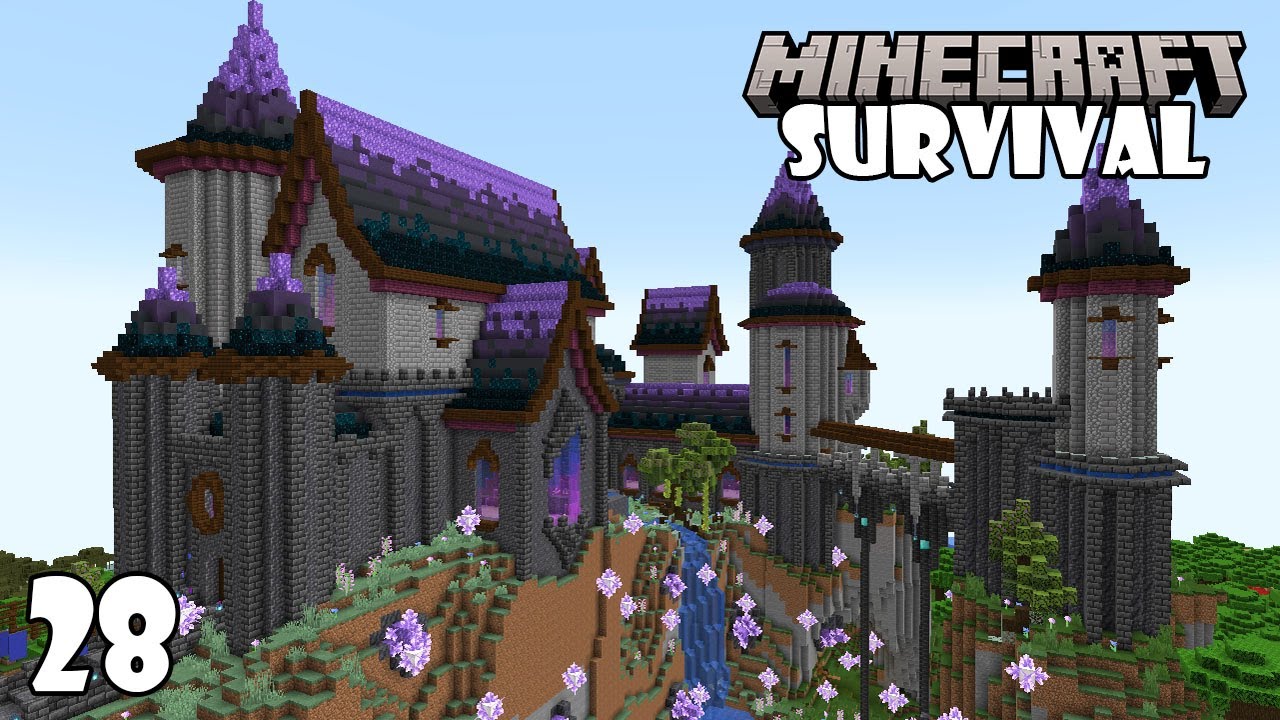 I Built a MEGA BASE in Survival! | Minecraft 1.19 Let’s Play Ep.28 ...
