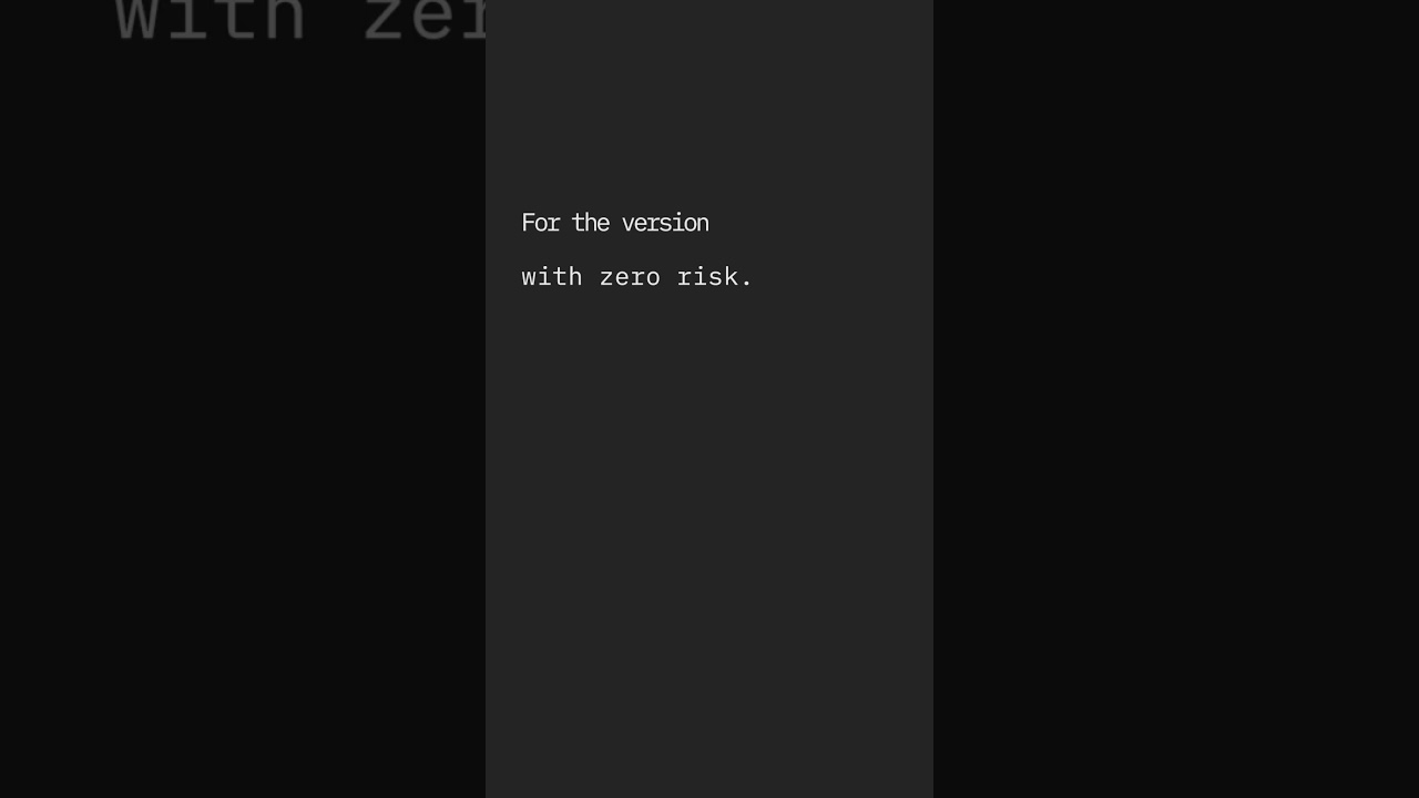 The Frame 07 — Zero-Risk Version.