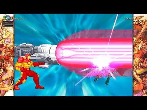 MvC2 IronMan/Cyclops close game, comeback 012025
