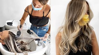 : BOWLAYAGE Hair Color Tutorial | Blonding Transformation with Balayage at the Bowl | Daniella Benita