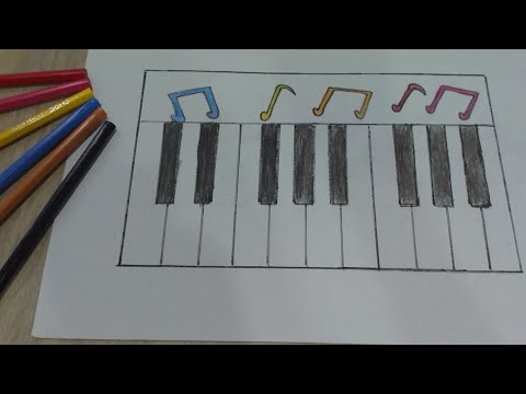 تعلم رسم موسيقى _ Learn to draw music - YouTube