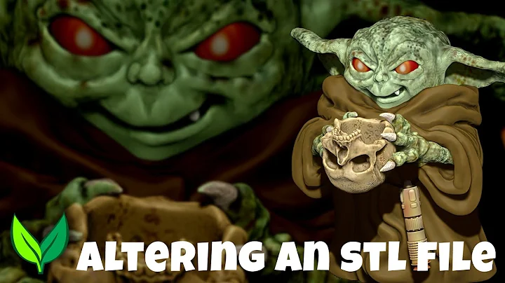 Altering an STL file - making baby Yoda (Grogu) evil - by VOGMAN