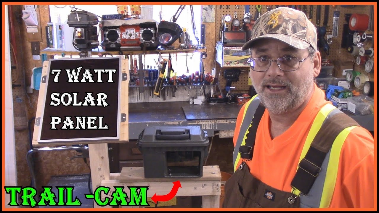 HOW TO WIRE A TRAIL/GAME CAMERA TO A SOLAR PANEL AND 12V BATTERY PART