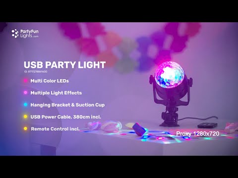 Discolamp USB Party Light video