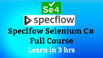 SpecFlow Selenium C# Tutorial Full Course | SpecFlow C# Tutorial | Selenium Automation Testing