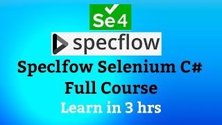 specflow selenium c# tutorial full course 2023 | specflow c# tutorial