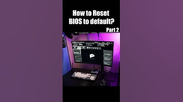 How to reset bios to default settings PART 2 #shorts