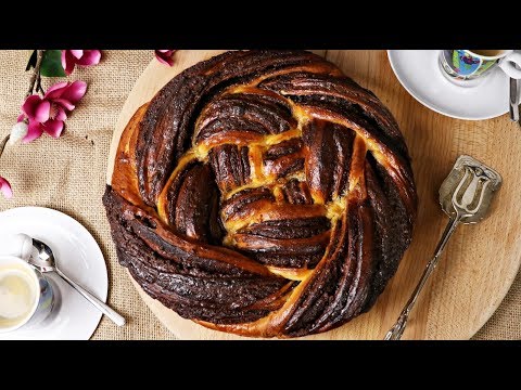 Štrudla sa čokoladom i lješnjacima - sočna i mekana i do 3 dana - Pletenica recept - Chocolate babka