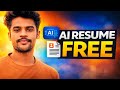 Resume Writing की सबसे आसान Trick | AI से 5 मिनट में बनाओ #AItoolsHindi #ProfessionalResume