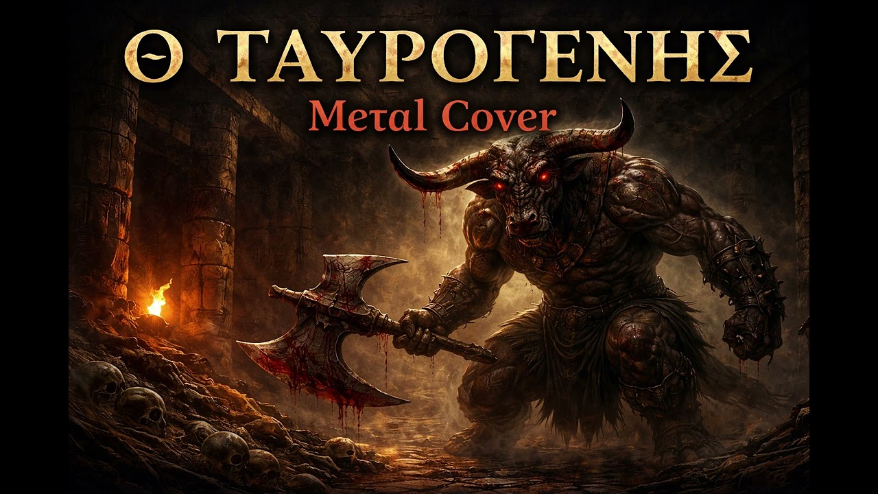 Ὁ ΤΑΥΡΟΓΕΝΗΣ Metal Cover Στα Αρχαία Ελληνικά