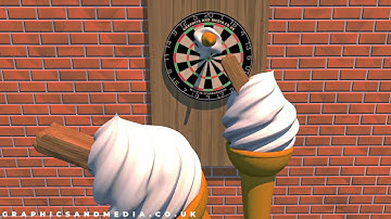 Ice Cream Darts - A 3D Animation