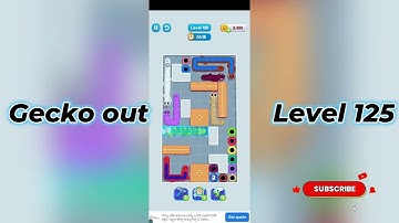 Gecko Out Level 125 Walkthrough 🧩 | Step-by-Step Puzzle Guide | SolutionGuruji