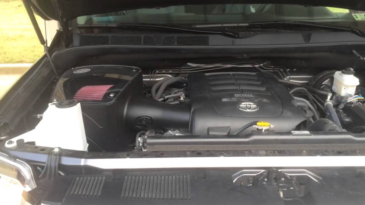Volant Cold Air Intake >> 2014 Toyota Tundra Limited,5.7 L V8. Before, and after the installation of a S&B Intake. - YouTube Volant Cold Air Intake >> 2014 Toyota Tundra Limited,5.7 L V8. Before, and after the installation of a S&B Intake. - YouTube