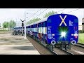 Pilibhit super fast passenger || LOCO CHANGE ||  msts open rails indian railways