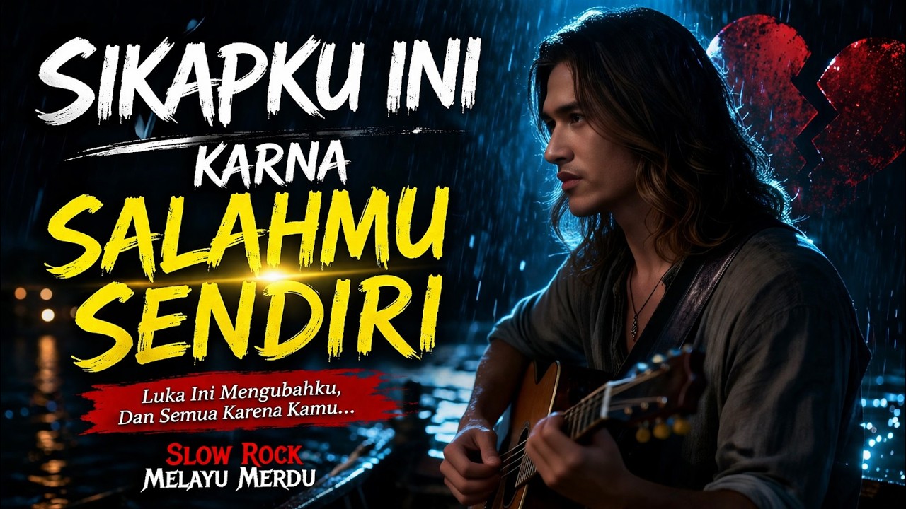 Lagu Patah Hati! Sikapku ini karna Salahmu Sendiri (Official Lyric Video) | Slow Rock Sedih 2026
