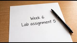 Week 6 | Lab assignment 5 | Mad1 lab assignment 5 | IITM