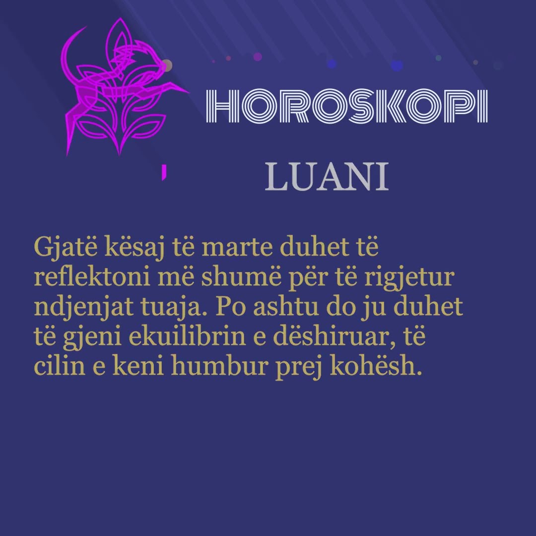 Horoskopi 17/12/2024 – Wake Me Up