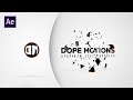 Bursting Pop-up Logo Reveal Animation in After Effects - After Effects Tutorial